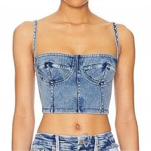Good American Denim Sculpt Bustier/Corset